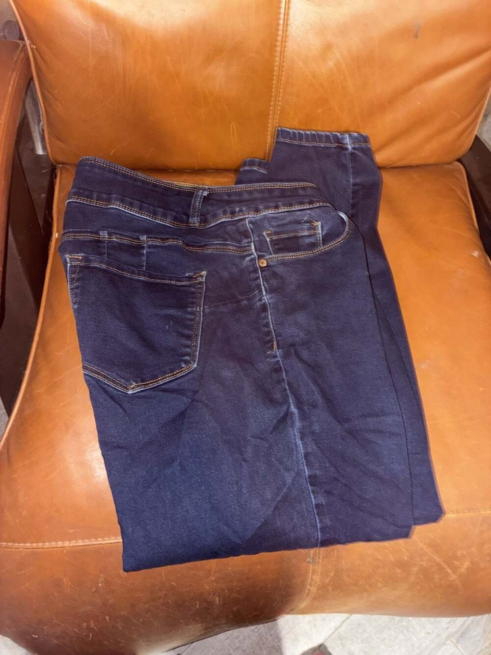 Sandpiper Women's Dark Wash Stretch Denim Skinny Jeans Size 20